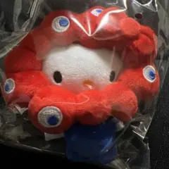 大阪万博ミャクミャクなりきりマスコットキーホルダーカラビナ付サンリオ　キティ