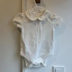 【baby GAP】 襟付きロンパース 0-3ヶ月 ホワイト