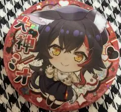 大神ミオ ホロライブ hololive 缶バッジ スナック