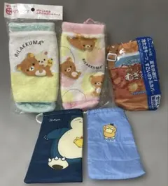 ポケモン・リラックマ・むぎ茶 ボトルカバーセット