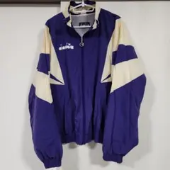 DIADORA　ディアドラ　ヴィンテージ　ナイロンジャケット　y2k　レトロ