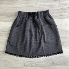 アクシーズファム　チェック　ミニスカート　ウエストゴム　Ｍ