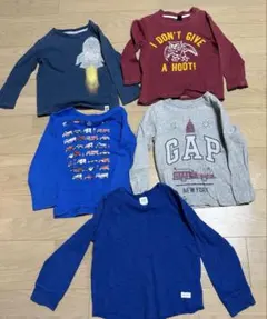 GAP キッズ　長袖カットソー 5枚セット 3-5歳用