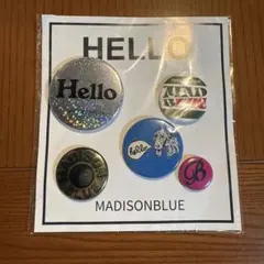 新品 マディソンブルー 缶バッジ MADISONBLUE＞バッジセット