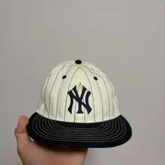 NewEra ストライプ　レトロクラウン　7 3/8