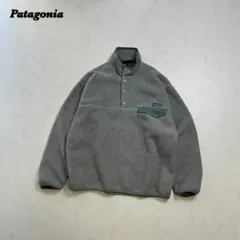 【好配色】90s パタゴニア シンチラ スナップt グレー系 L
