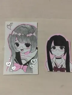 手描きイラスト 萌え絵 量産型 地雷