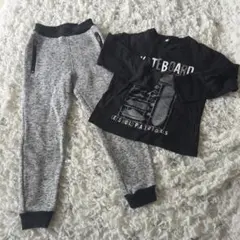スケートボードTシャツとパンツセット 120