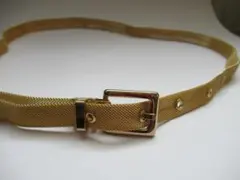 ゴールドメッシュベルト　未使用