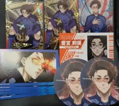 ブルーロック 雪宮剣優 ウエハース5 コースター 箔押し セット