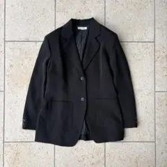 美品 IT'S BRIGHT ブラック テーラードジャケット 11号