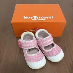 HOT BISCUITS ベビーシューズ 12センチ ピンク