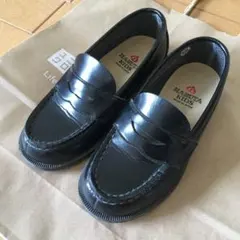 キッズ ローファー 黒 18センチ