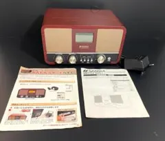 未使用【パパジーノ株式会社本物】CDプレーヤー/FMラジオ/昭和レトロ
