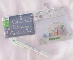 ピクミン　３点セット　ボールペン　ミニレターセット　シール