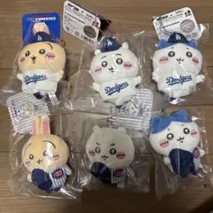 【ちいかわ6点セット・ドジャース・マスコット・】
