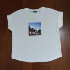 JUNKO SHIMADA PART2　半袖Tシャツ　水色　2Lのサムネイル