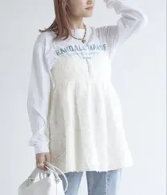 w closet 花柄ジャガードキャミチュニックのサムネイル