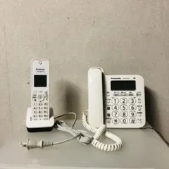 L06 美品！パナソニック ファックス付き電話機 子機1台付き ピンク 