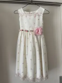 フォーマルドレス 花柄刺繍 130cmのサムネイル