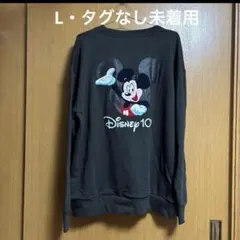 トレーナー　レディースL ミッキーマウス