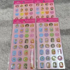 Disney プリンセス ストーンシール 4シートセット