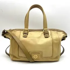 ✨美品✨マークジェイコブス MarcJacobs ベージュ2wayトートバッグ✧のサムネイル