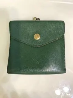IL BISONTE(イルビゾンテ) ウォレット 財布 グリーン 緑 がま口