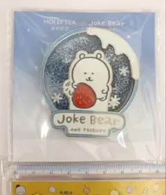 海外限定MOLLY TEAコラボ　ナガノのくま クリスマス流砂マグネット　新品