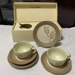 ギィ・ラロッシュ カップ＆ソーサー プレート 2客セット