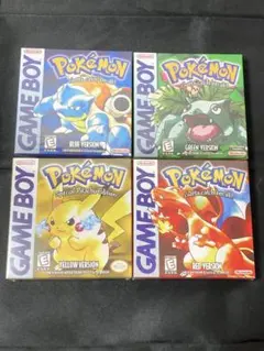 GBC ポケットモンスター　赤　青　緑　黄色　ピカチュウ　未開封　北米版