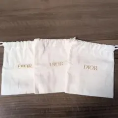 Dior アイボリー ポーチ 3個セット