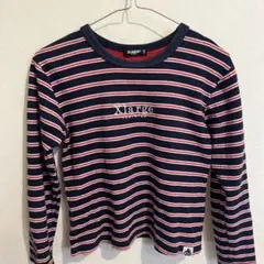 XLARGE ストライプ柄 長袖Tシャツ140