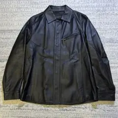 PRY シュウト Oversized Shirt Jacket レザー サイズ1 - メルカリ