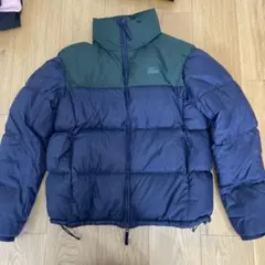 LACOSTE ダウンジャケット 36 S ネイビー/グリーンのサムネイル