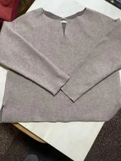 BEAMS HEART グレー ニット 長袖秋冬