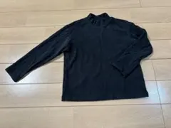 UNIQLO ヒートテック　120 黒 長袖カットソー