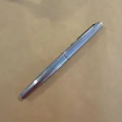 極希少】パイロット グランディ 純銀製 万年筆 14K-WG〈M〉H887