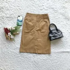 ビス タイトスカート ひざ丈 ウエストゴム S 通勤 オフィス 上品 コンサバ