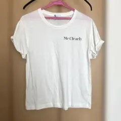 NINE 日本製　ホワイト　ロゴ　コットン 半袖Tシャツのサムネイル