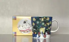 廃盤　アラビア ムーミン マグカップ　2004年　クリスマス