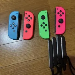 ジャンク】Nintendo Switch Joy-Con 8本&ストラップ付き - メルカリ