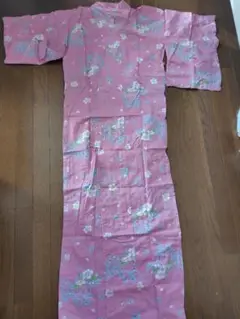 花柄ピンク浴衣