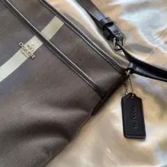 【美品】コーチ COACH ショルダーバッグ キャンバス生地