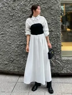 Avail Denifits ビスチェドッキングワンピース