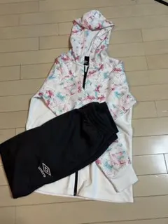 umbro グラフィックジャージジャケット レディース上下セット