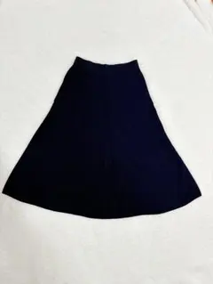 ［美品］UNIQLO ブラック フレアスカート S