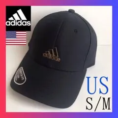レア【新品】アディダス キャップ S/M USA 帽子 黒 ハット