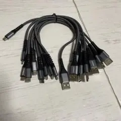 Micro USB ケーブル 10本 急速充電 USB2.0 30cm