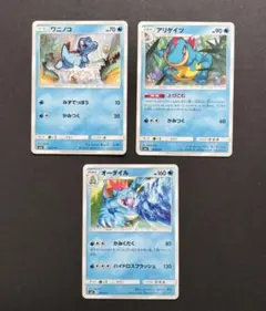 ワニノコ・アリゲイツ【とびこむ】・オーダイル　進化ライン　SMH